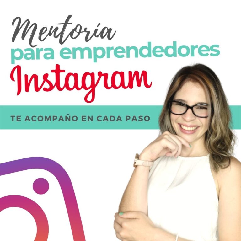 Mentoring instagram para emprendedores