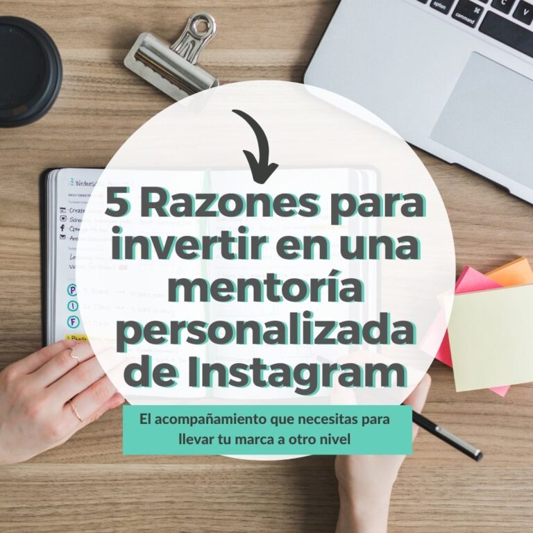 Mentoría Instagram